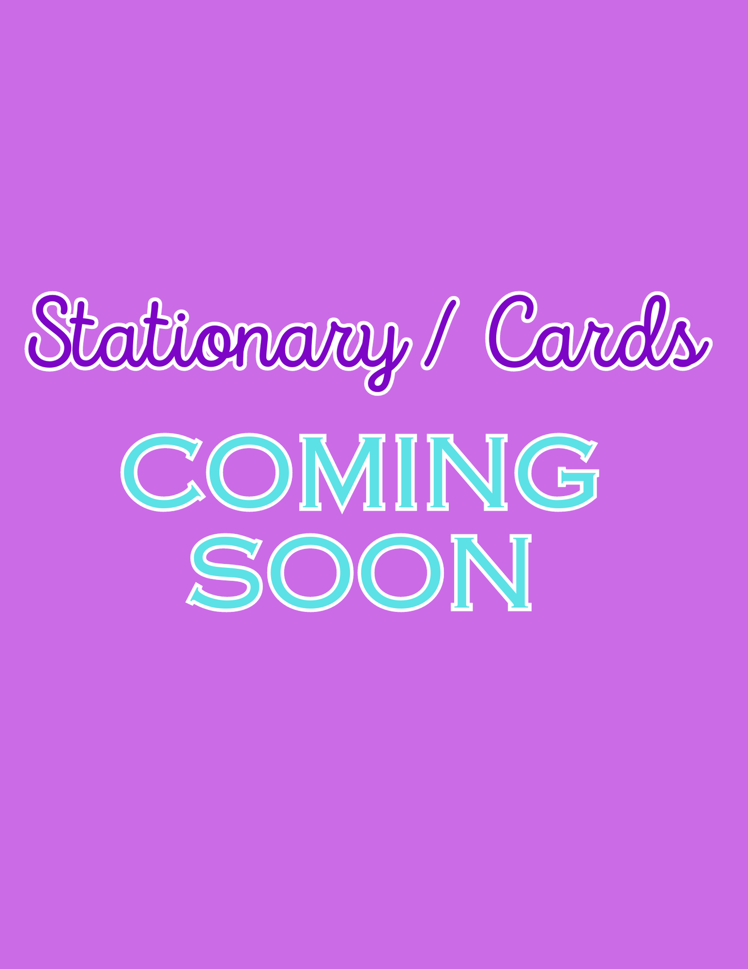 Stationary/Cards